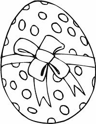 Disegni Di Pasqua Uovo Con Fiocco Idea Disegno Da Colorare Uova Di Pasqua Attivita Di Arte Per Bambini Pasqua