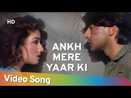 Ankh Mere Yaar Ki Dukhe Hd Ek Hi Raasta Songs Ajay Devgan Raveena Tandon Pankaj Udhas Hits Youtube Songs Ankh Youtube