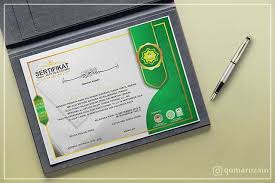 Desain Sertifikat Daurah Tahsin Tartil Al Qur An Dengan Metdo Maisura Pkq Kalimantan Tengah Tahun 2018 Iainpalangkarayakalteng Iainplk K Quran Brosur Desain