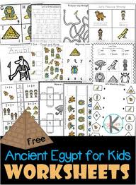 Hieroglyphic writing first began around 5,000 years. Free Ancient Egypt Printable Worksheets