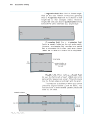 Lengthwise grain, crosswise grain and bias grain. Successful Sewing 7th Edition Page 102 102 Of 480
