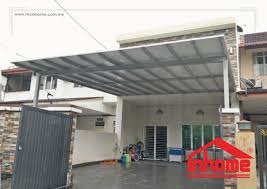 Rumah, ruko, cafe dan tempat bisnis lainnya belum banyak yang menggunakan kanopi kain atau awning. Aluminium Composite Panel Awning Aluminium Composite Roof Inhome Engineering