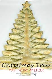 Easy cheesy christmas tree shaped appetizers / a festive christmas tree cheese ball appetizer recipe. Christmas Tree Puff Pastry Appetizer Walking On Sunshine Recipes
