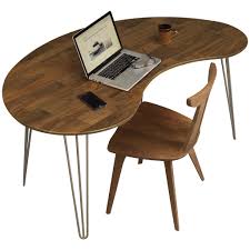 Usually ships within 3 to 5 days. Copeland Furniture Desks Essentials Kidney Shaped Desk Stephanie Cohen Home