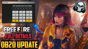 Here are all the working and available free fire redeem codes are unique codes that enable players to get new gun skin, premium outfits garena official live stream. Ob20 Update Garena Free Fire Full Details New Character New Map New Attachments Much More Youtube