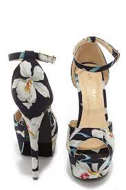 5 out of 5 stars. Cute Navy Blue Heels Floral Heels Platform Heels 38 00 Lulus