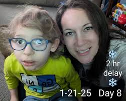 Pictures of snow delays and book creation