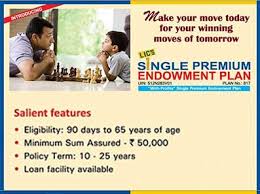 If the policyholder dies before the term ends, the face amount is paid to the designated beneficiary. Lic Single Premium Endowment Plan Compare Buy Online Coverfox
