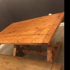 Offthepj Added A Photo Of Their Purchase Large Farmhouse Table Natural Wood Table Rustic Farmhouse Table