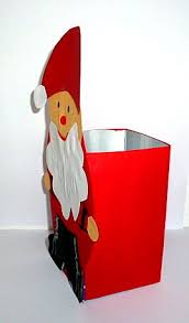 Weihnachten Basteln Nikolaus Milchtuete Seitenansicht Weihnachtsmann Basteln Nikolaus Basteln Kindergarten Nikolaus Basteln