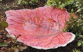 Concrete decorations for the yard, especially birdbaths, are heavy and immobile due to the weight. How To Make A Concrete Leaf Shaped Bird Bath The Garden
