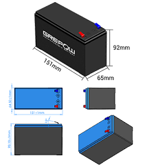 1/3 weight & 1/2 volume of lead acid battery. How Can Lifepo4 Batteries Be Used To Replace Lead Acid Grepow Blog