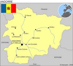 Carte De L Andorre Andorre La Vieille Carte Touristique Andorre