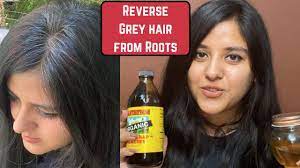Slightly heating can perfectly blend this mixture and then stir it for a couple of minutes. Black Hair Permanently Reverse Grey Hair Naturally Ayurvedic Turai Oil Premature Greying Youtube