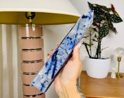 XL Sodalith Turm Kristall Geschenke Wohnkultur Chakra Turm Geschenk