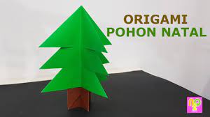 Cara membuat origami pohon cemara. Cara Membuat Pohon Natal Dari Kertas Origami Origami Pohon Natal Tutorial Origami Youtube