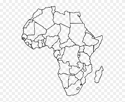 Mountainous regions are shown in shades of tan and brown, such as the atlas mountains, the ethiopian highlands, and the kenya highlands. Africa Political Map Without Names Isuccesshomes Com