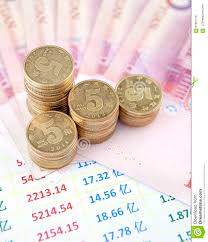 Chinese Currency On Chart Stock Photo Image Of Data 67891718