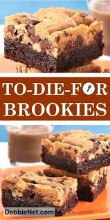 To Die For Brookies Recipe Debbienet Com Recette Cuisine Et Boissons Recette Bonbon Brookies Recette