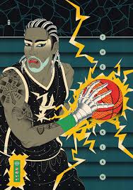 High quality retro futurism inspired art prints by independent artists and designers from around the world. Japanese Demons Ball Out In Retro Futuristic Illustrations