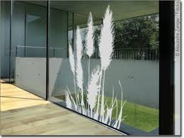 glasdekor pampasgras edler aufkleber furs fenster fensteraufkleber fenster kunst pampasgras