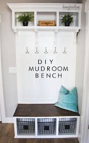 It can be pressed into service as temporary seating at the. Diy Storage Bench Ideas That Perfectly Complete The Entryway