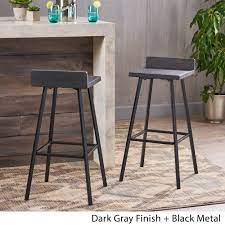 At california stools, bars, and dinettes we stock wooden bar stools, metal if you are pairing your barstool with a standard counter or kitchen island you will want something. Bidwell Contemporary Indoor Acacia Wood Bar Stools Set Of 2 By Christopher Knight Home On Sale Overstock 24151986