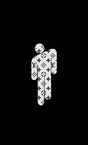 Billie Eilish Louis Vuitton Wallpaper Print Black And White Aesthetic In 2021 Billie Eilish Black And White Aesthetic Wallpaper