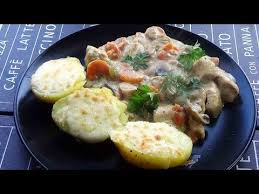 Blanquette De Poulet Facile Et Legere Youtube Blanquette De Poulet Blanquette Poulet