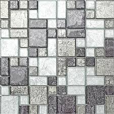 Mixed porcelain mosaic pool tile. Black Silver Hong Kong Foil Glass Mosaic Tiles Modular Mix Sheet Mt0044 1 Sheet Buy Online In Aruba At Aruba Desertcart Com Productid 50035111