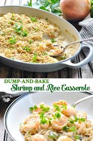Dump And Bake Shrimp And Rice Casserole Recipe Shrimp And Rice Shrimp And Rice Casserole Shrimp And Rice Recipes