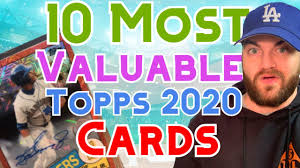 He has an exceptionally rare card from 1991 which is the first to make our list. Top 10 Most Valuable Topps 2020 Series One Baseball Cards Youtube