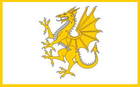 The badge was designed by sir benjamin pine, the first governor. Flags Of The Kingdom Of Wales Welsh History Post Glyndwr Alternative History Fandom
