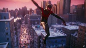 Miles morales jumping off building. You Can Find The Spider Man Miles Morales Trailer Location In Marvel S Spider Man Vg247