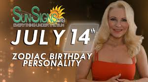 Astrology sun & star signs, free daily, monthly & yearly horoscopes, zodiac, face reading, love, romance & compatibility astrological profile for those born on july 14. July 14th Zodiac Horoscope Birthday Personality Cancer Part 2 Youtube