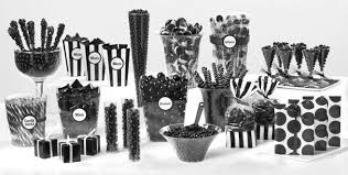 Black And White Striped Tablecloth Party City Party City Candy Buffet Ideas