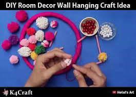 It is a material that can create a wonderful feeling of warmth and. Diy Room Decor Wall Hanging Craft Idea Via Hetal S Art Dailymotion Video