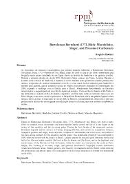A faixa é uma versão em português de no longer slaves, do grupo bethel music. Pdf Bartolomeo Bortolazzi 1772 1846 Mandolinist Singer And Presumed Carbonaro Rogerio Budasz Academia Edu