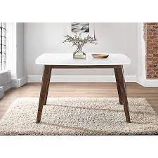 295 906 просмотров 295 тыс. White Top Mid Century Modern Dining Table Kirklands