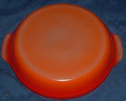 Pyrex corning clear glass 81/2 pie plate dish #221 21cm 38. Vtg Anchor Hocking Fire King Orange Milk Glass Fluted Pie Plate Dish Pan 10 Nr 254600816