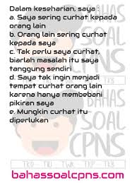 Sikap Dalam Keseharian Profesionalisme Soal Tes Cpns Asn Tes Karakteristik Pribadi Tkp Bahassoalcpns