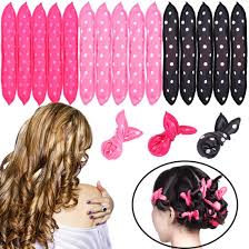 Smaller rollers simply won't cut it, as their temperature settings and size will produce curls that won't hold up very well. Buy Vankoo Foam Curlers No Heat Flexible Hair Curlers Rollers To Sleep In Magic Hair Rollers Overnight Curlers Curly Hair Styling Tools Diy Heatless Sponge Curlers For Long Medium Length Hair 15 Pieces In