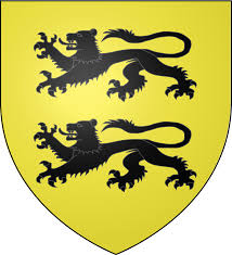 Over a side helmet an arm embowed the hand grasping a spear pointing downwards. O Rourke Wikipedia