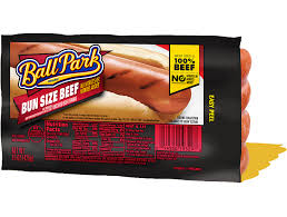 bun size beef hot dogs ball park brand