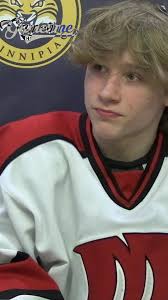 Let's play a game. How many hockey cliches can Masuk's Nick Kondub say...