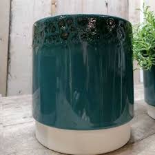 We're making london greener, and we want you to join us. Indoor Pot Textured Teal Clarenbridge Garden Centre
