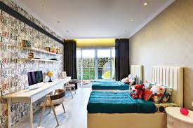 Wall bookcase study table interior create: Study Table For Kids Bedroom Ideas And Photos Houzz