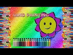 How To Ice Cream Animal Sand Painting Art For Kids Sand Art For Kids Sand Painting Painting For Kids