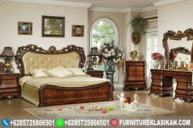 Set Kamar Tidur Jati Ukir Klasik Set Tempat Tidur Modern Mewah Terbaru Tempat Tidur Kayu Kamar Tidur Kayu Tempat Tidur M Ide Kamar Tidur Tempat Tidur Mebel