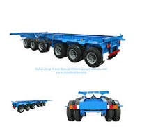 Customizing 2 Tandem Superlink Skeleton Container Chassis Interlink Semi  Trailer (2 Trailers Conected 3+3 Axle 72Ton)